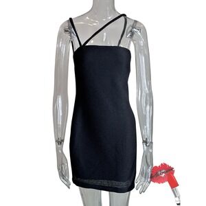 RUMER The Label‎ Mini Dress Women Large Black Sleeveless Going Out Sexy